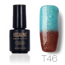 Гел Лак Термо 2в1 с Брокат 7ml T46 Rosalind